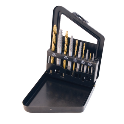 10 pc. Screw Extractor/Left Hand Drill Bit (16013)