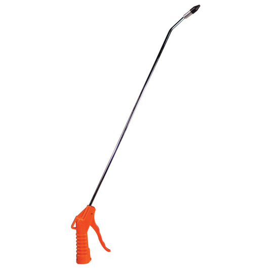 Astro Pneumatic - Deluxe Air Blow Gun with 20" Long Angled Nozzle with 1/2" Removable Rubber Tip