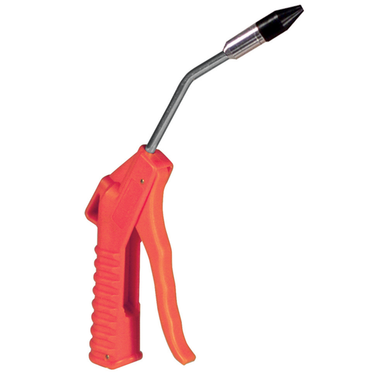 Astro Pneumatic - Deluxe 4" Air Blow Gun - Orange with 1/2" Removable Rubber Tip