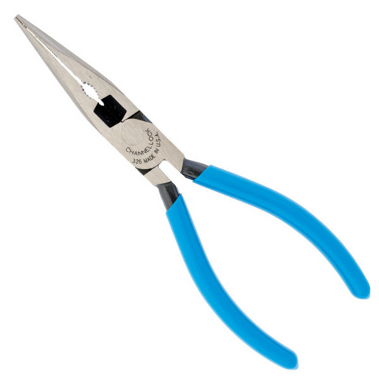 Channellock XLT™ Combination Long Nose Pliers with Cutter (6" & 8")