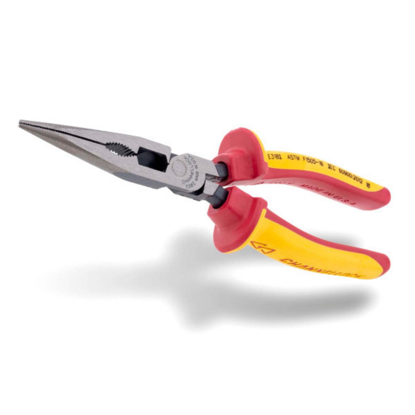 Channellock 8-Inch XLT™ Combination Long Nose Pliers w/ 1000V Insulated Grip