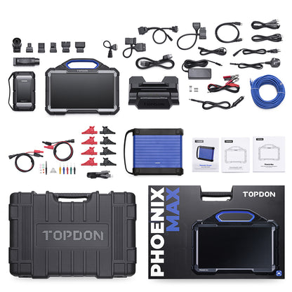 TOPDON 13.3" OE-Level Scan Tool, Docking Station & 4 Ch Oscilloscope