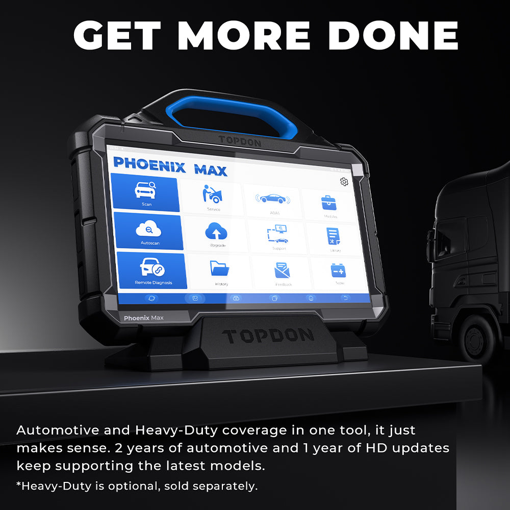 TOPDON 13.3" OE-Level Scan Tool, Docking Station & 4 Ch Oscilloscope