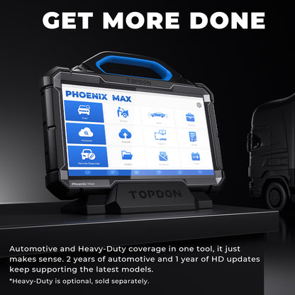 TOPDON 13.3" OE-Level Scan Tool, Docking Station & 4 Ch Oscilloscope