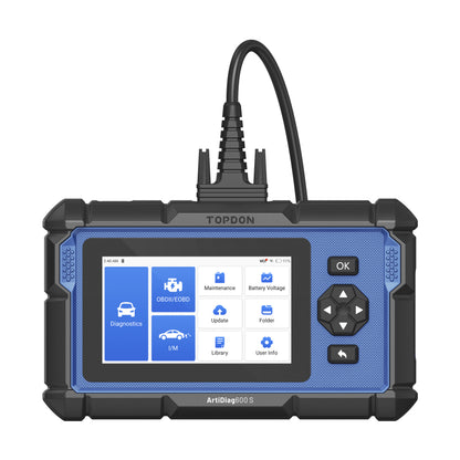 TOPDON 5" Scan Tool - PCM/TCM/ABS/SRS Lifetime Updates 8 Ser Func