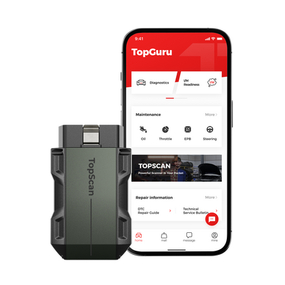 TOPDON Pocket-Size Bluetooth Scan Tool w/Bi-Directional Controls