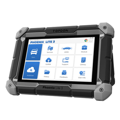 TOPDON 8" OE-Level Scan Tool, Serv Funcs, Bi-Directional Controls