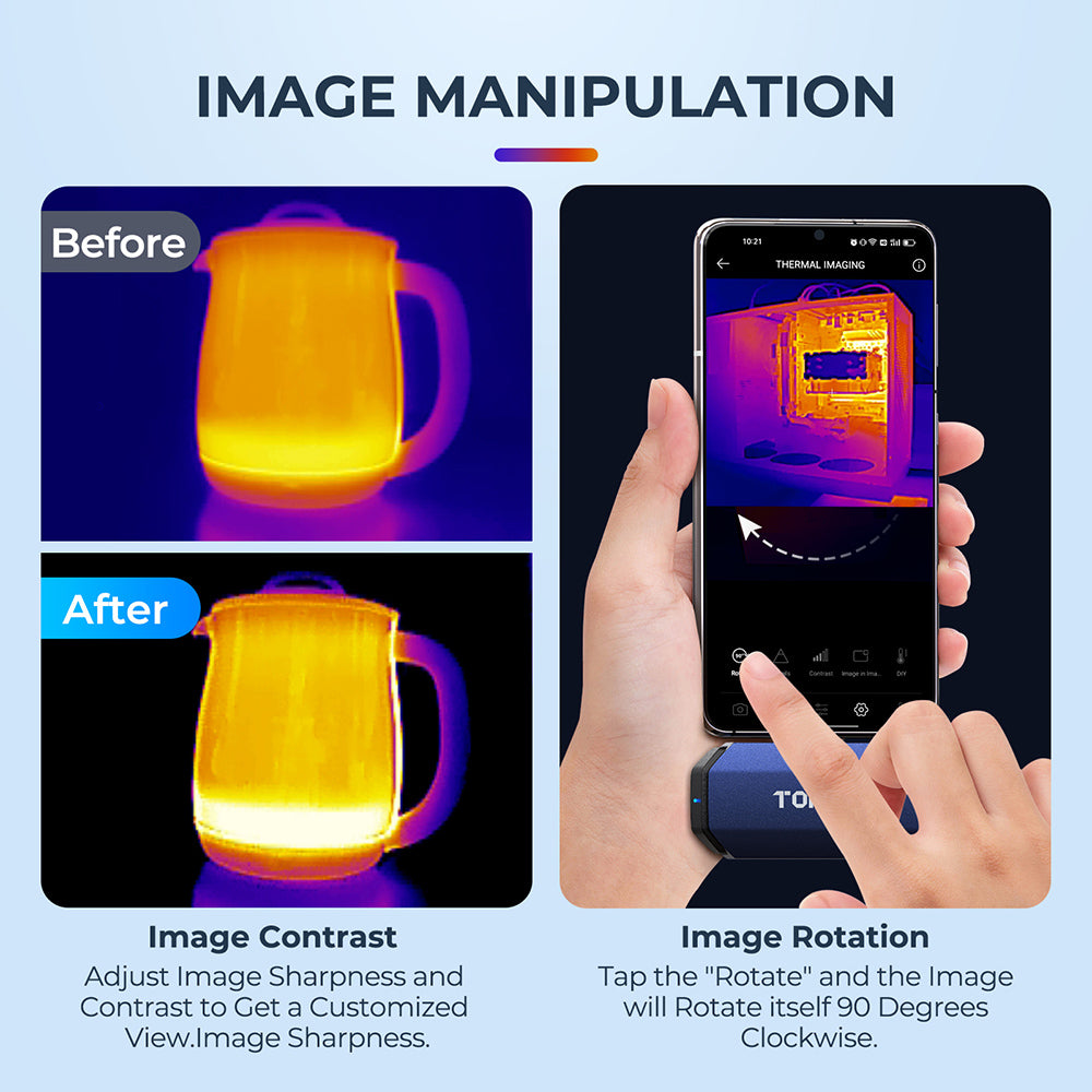 TOPDON Thermal Imaging Camera for Android Devices 256x192 Resolution