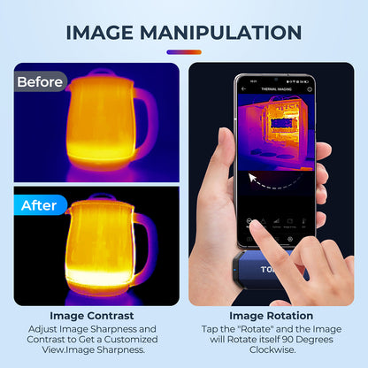 TOPDON Thermal Imaging Camera for Android Devices 256x192 Resolution