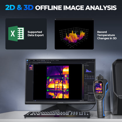 TOPDON Handheld Thermal Imaging Camera 256x192 Resolution