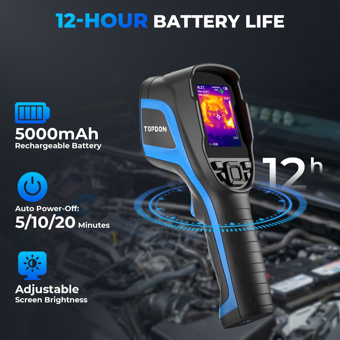 TOPDON Handheld Thermal Imaging Camera 256x192 Resolution