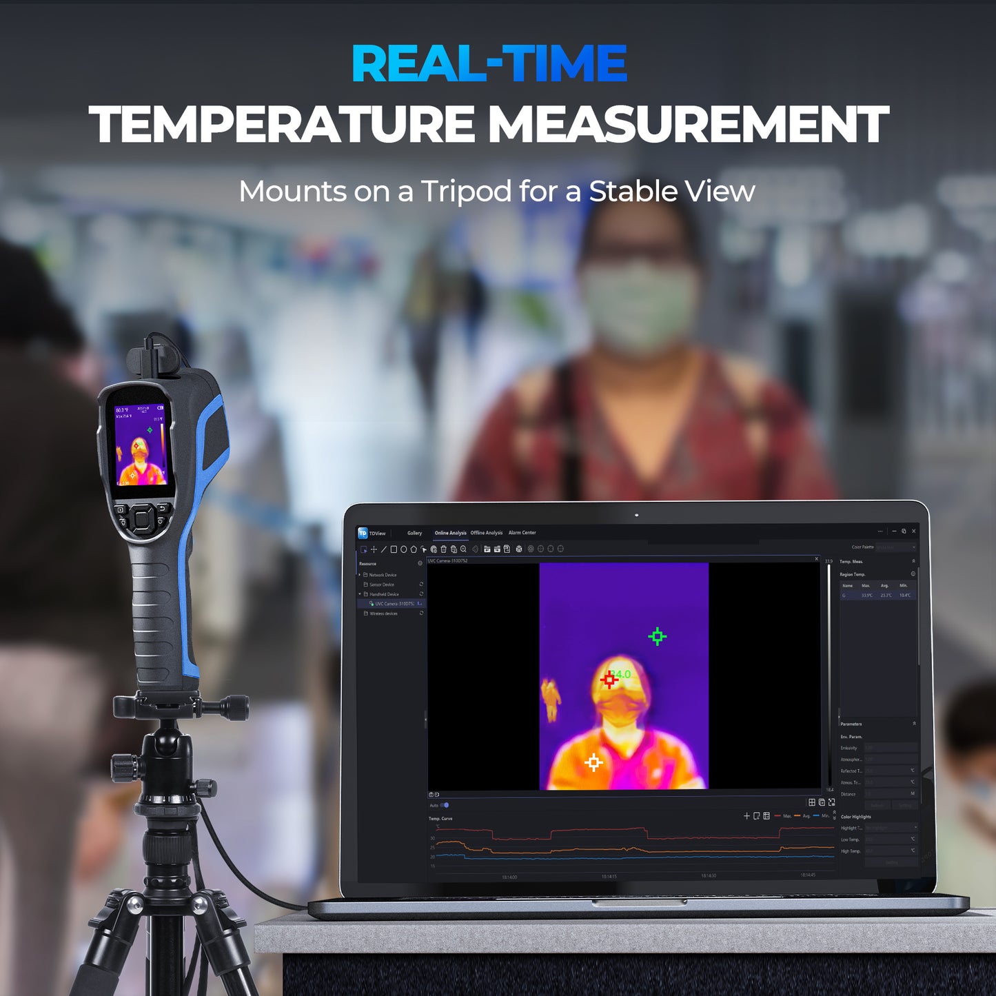 TOPDON Handheld Thermal Imaging Camera, Dual Camera, High Temp Range
