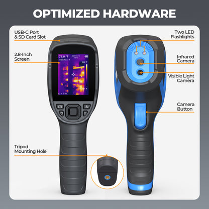 TOPDON Handheld Thermal Imaging Camera, Dual Camera, High Temp Range