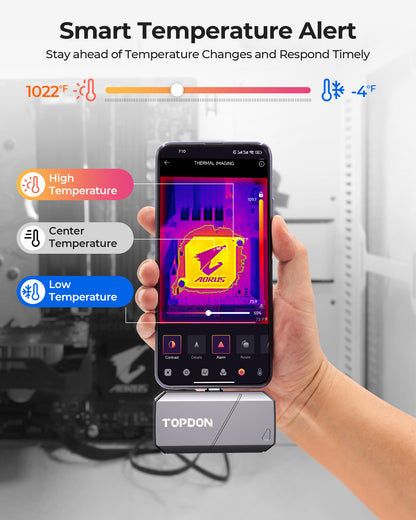 TOPDON Thermal Imaging Camera for Android Devices 9mm Adj. Lens