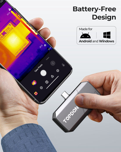 TOPDON Thermal Imaging Camera for Android Devices 9mm Adj. Lens