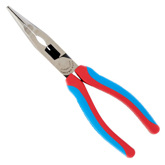 Channellock 8-Inch CODE BLUE® XLT™ Combination Bent Long Nose Pliers with Cutter