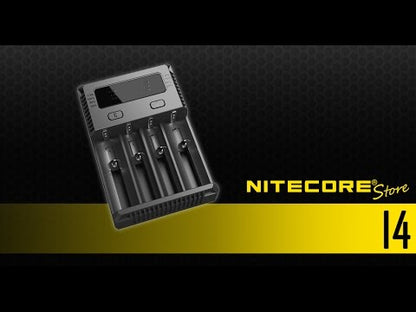 Nitecore New i4 4 Channel Universal Charger, for 18650, 16340 etc