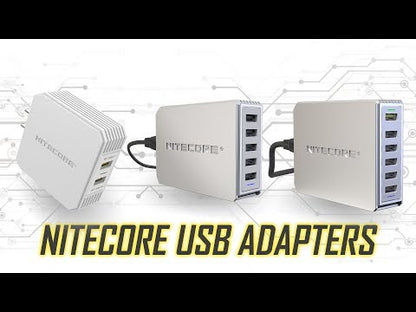 Nitecore UA42Q 2-Port QC USB 2.0 & 3.0 Power Adapter