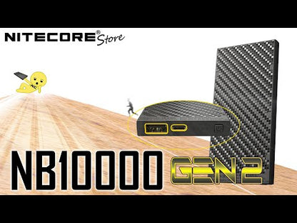 Nitecore NB10000 Gen 2 Quick-Charge USB/USB-C Dual Port 10000mAh Power Bank