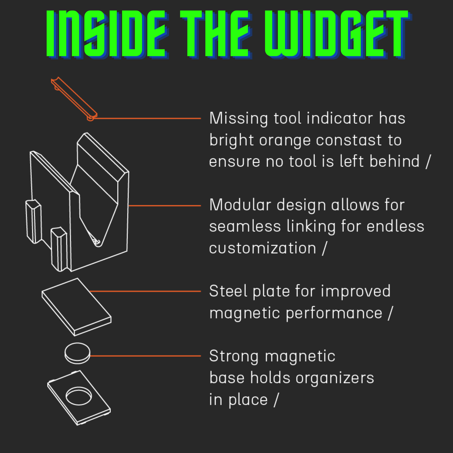 Toolbox Widget Screwdriver Organizers [PRO]