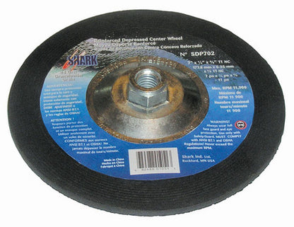 Shark Industries - Grinding Wheels Type 27 – Zirconia 9″x 1/4″ x 5/8-11NC – 24 Grit
