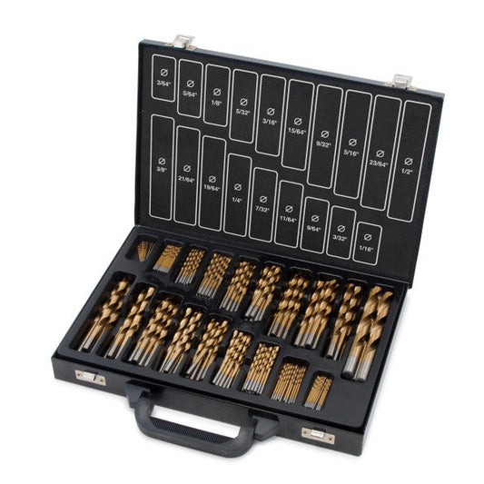 170 pc. Titanium Coated Drill Bit Set (11170)