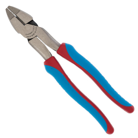 Channellock 9.5-Inch CODE BLUE XLT Round Nose Linemen's Pliers